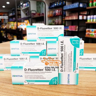 Vitamin D flourenten cho bé nakha135