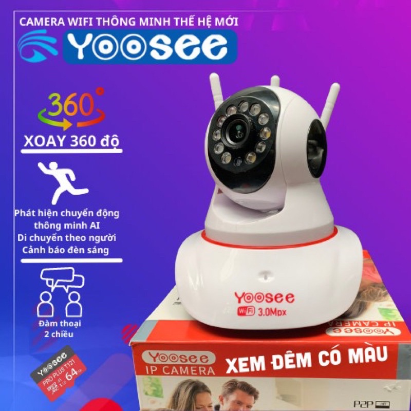 Camera IP YooSee 2.0mpx 1080P - 8Led