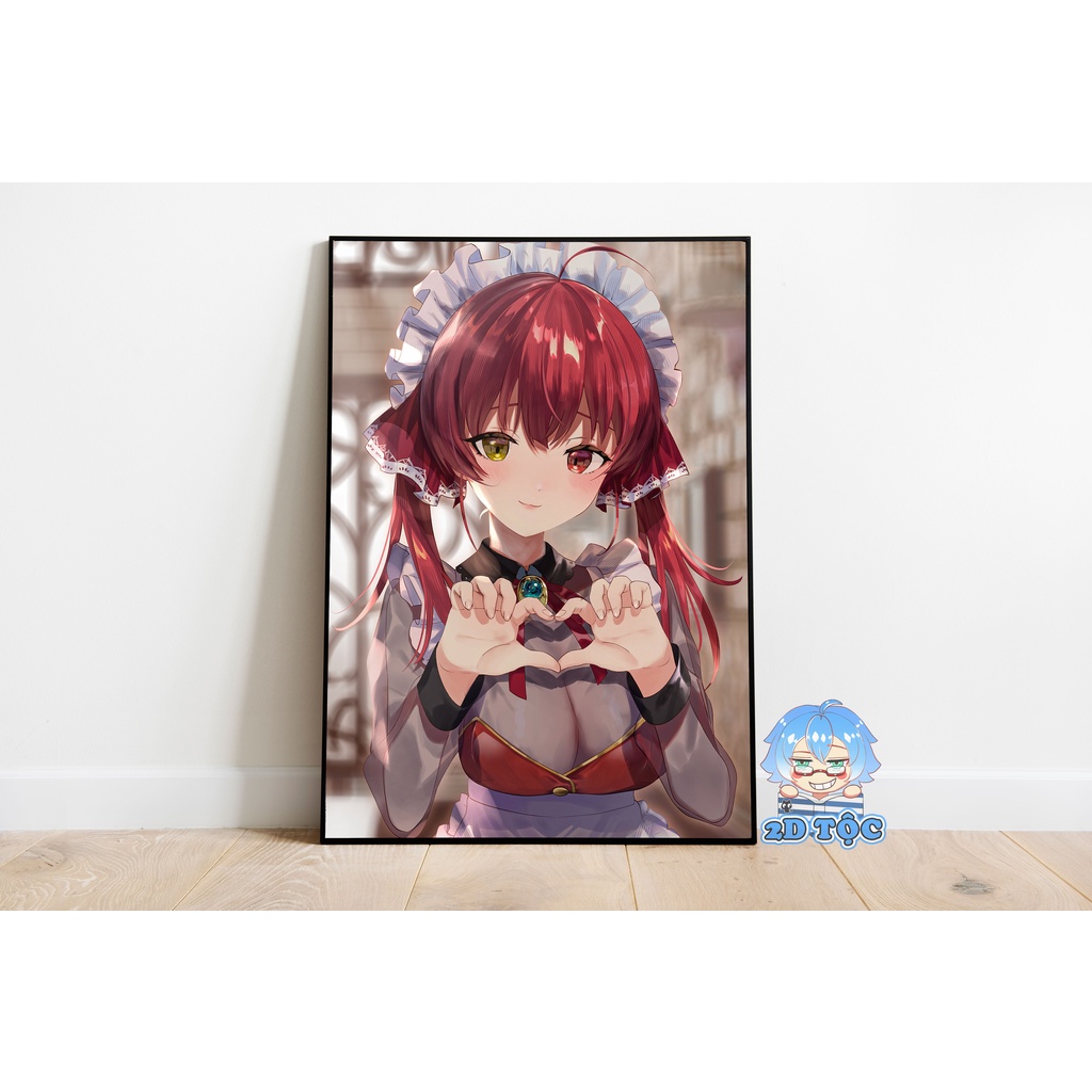 Poster A3 chất lượng chuẩn Houshou Marine Hololive (15) - 2D Tộc Shop
