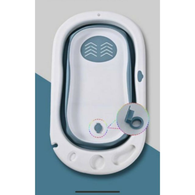 Chậu tắm gấp gọn cho bé mẫu mới 2021