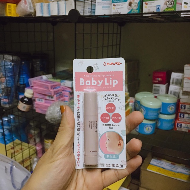 Son dưỡng mỗi cho bé Chuchu Baby Lip Nhật 4g