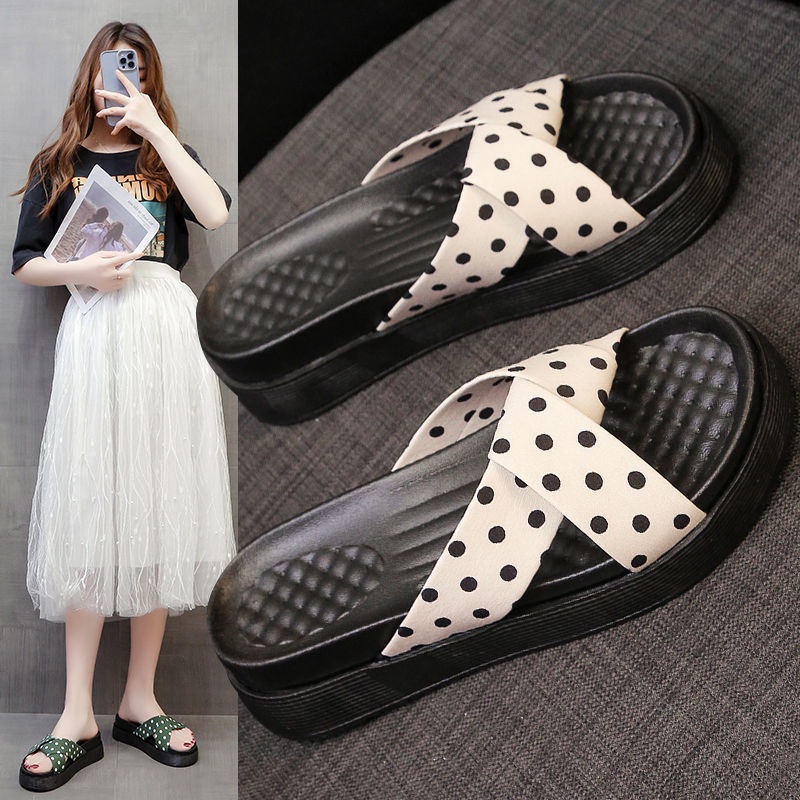 Dép Sandal Đế Dày Siêu Mềm Thời Trang Dành Cho Nữ