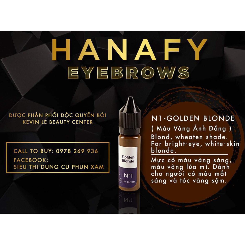 Mực Phun Xăm Hanafy của Nga