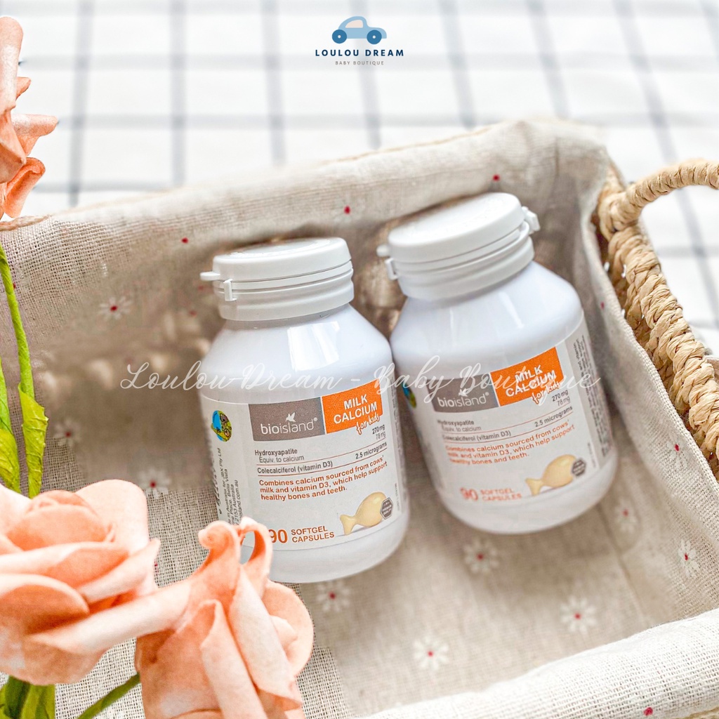 Canxi sữa Bio Island Canci Milk bổ sung cho bé từ 7 tháng tuổi 90 viên nội địa Úc [CHÍNH HÃNG]