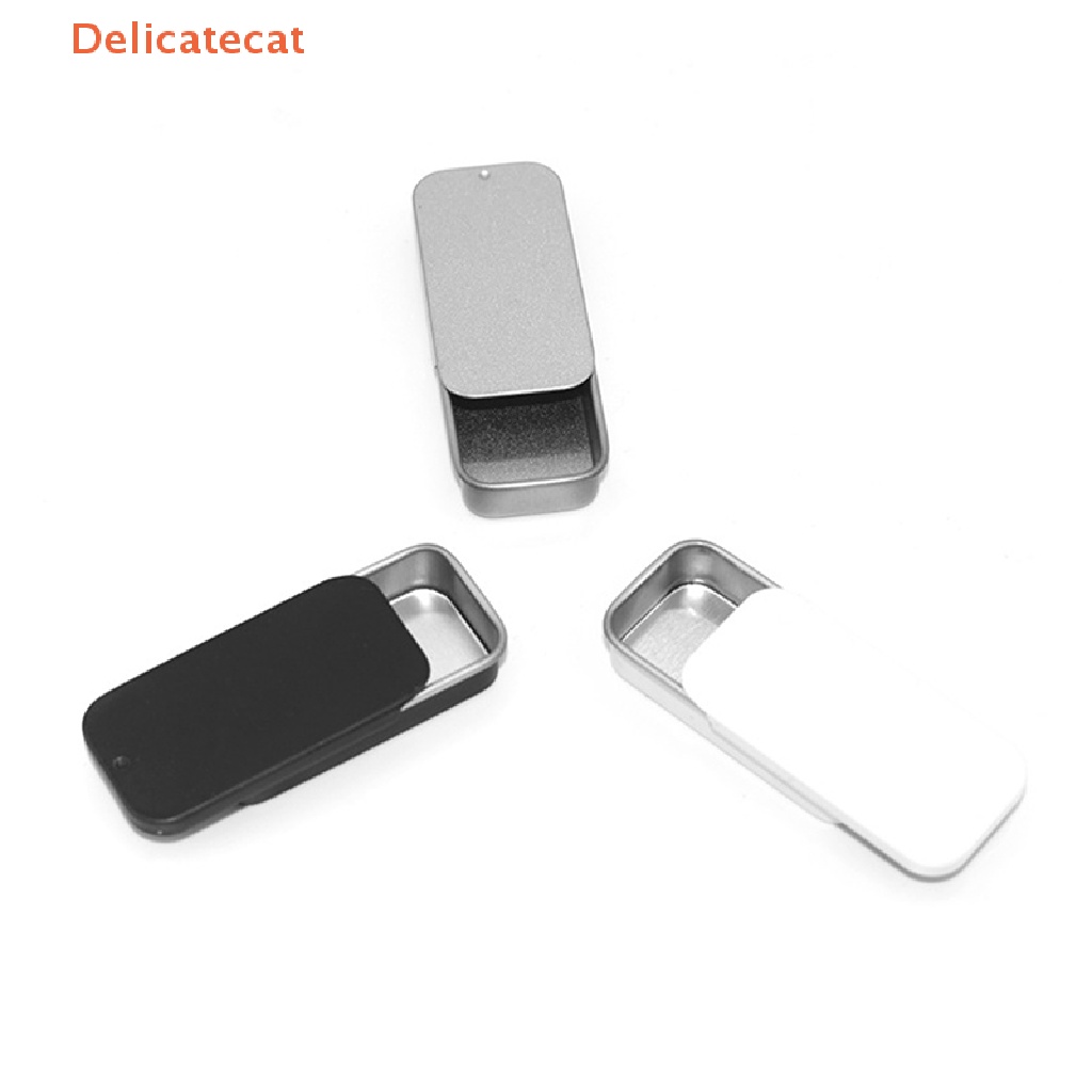 Hộp Thiếc Mini Hình Chữ Nhật Rỗng Bằng Kim Loại Mạ Thiếc Đựng Kẹo