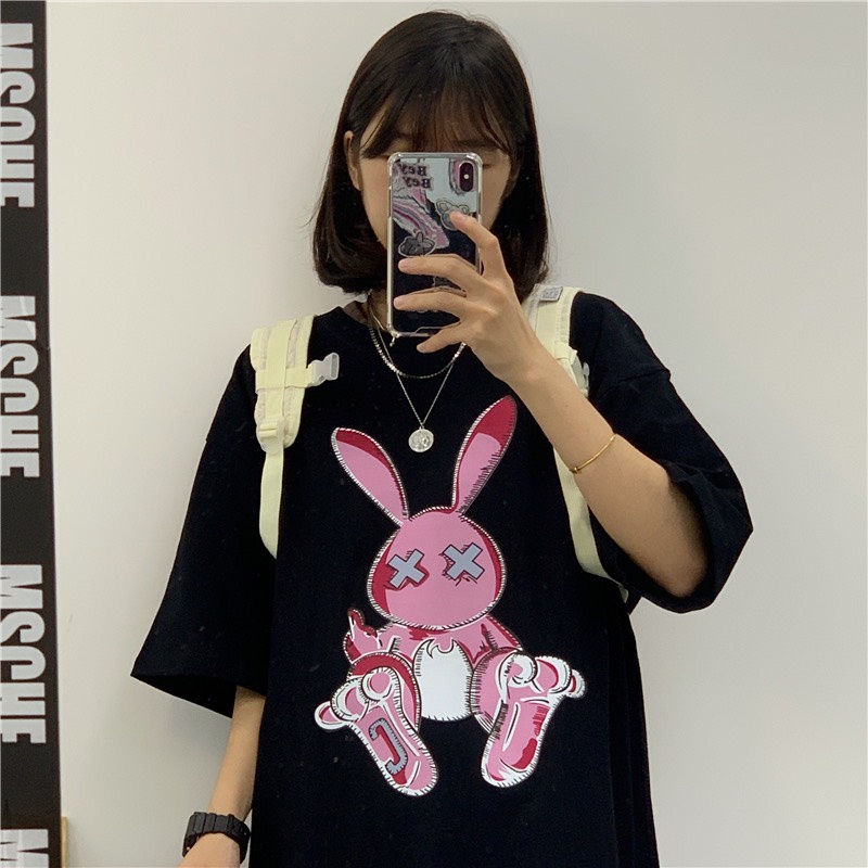 Áo thun tay lỡ form rộng NEKOSG, áo phông form rộng Unisex ATL255