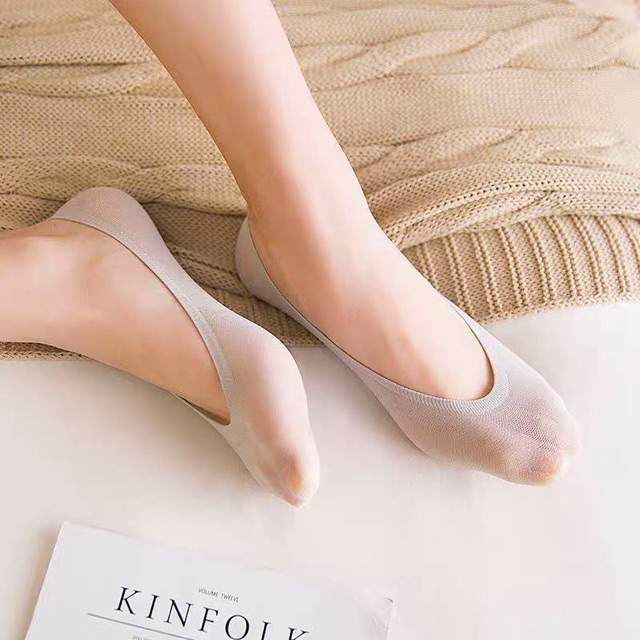 Tất chân cotton siêu mỏng màu kẹo ngọt phong cách Hàn Quốc