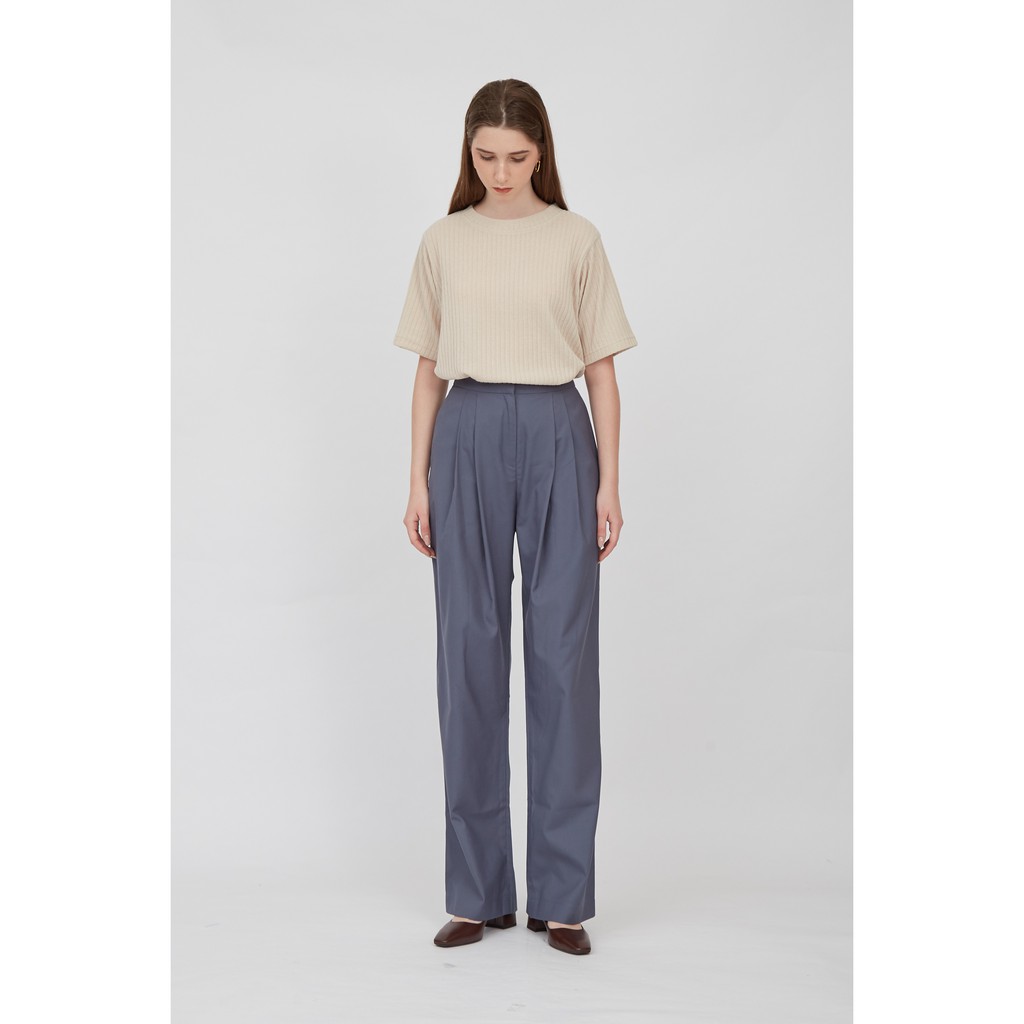 Quần Dài Vải Nhung Màu Xanh Dương Thời Trang Trẻ Trung | BigBuy360 - bigbuy360.vn