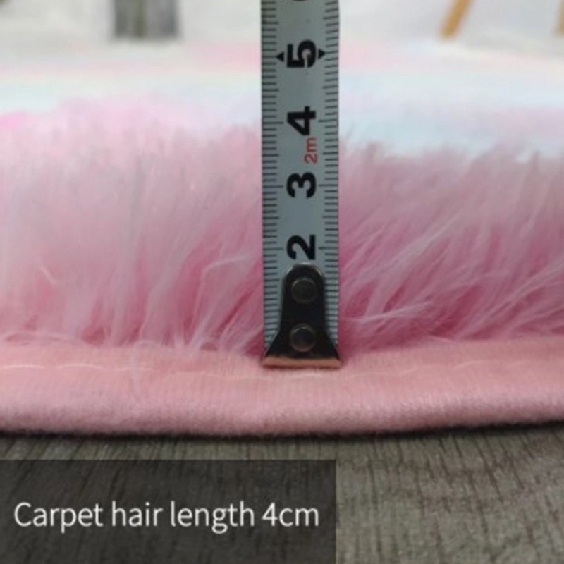 Thảm lông tròn chụp hình - lót sàn 1m x 1m ( Thảm hình tròn lót sàn )