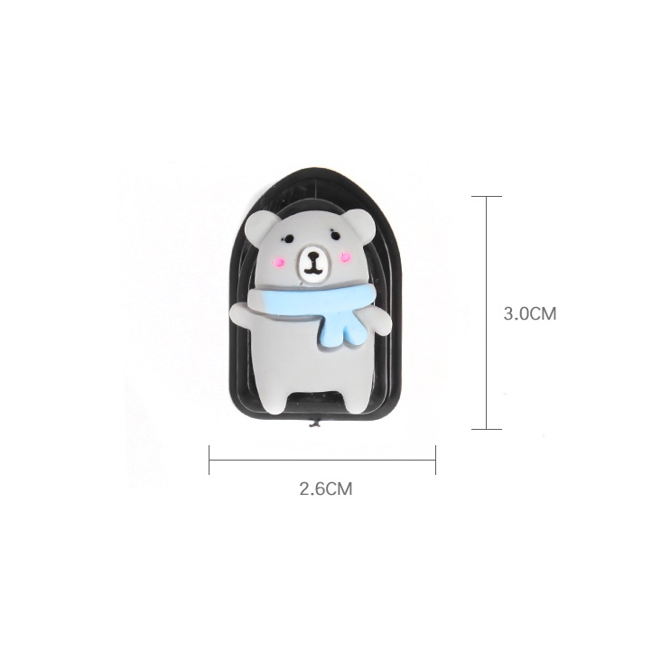 Móc Treo Giữ Đồ, Dây Cáp Nhỏ Gọn Gắn Taplo Xe Ô Tô Icon Động Vật Hoạt Hình Dễ Thương