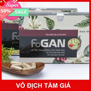 Viên uống Fogan – Hỗ trợ điều trị viêm gan (Hộp 20 viên)