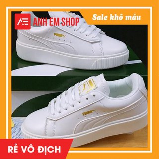 Giày thể thao nam nữ trắng đủ size hàng sẵn