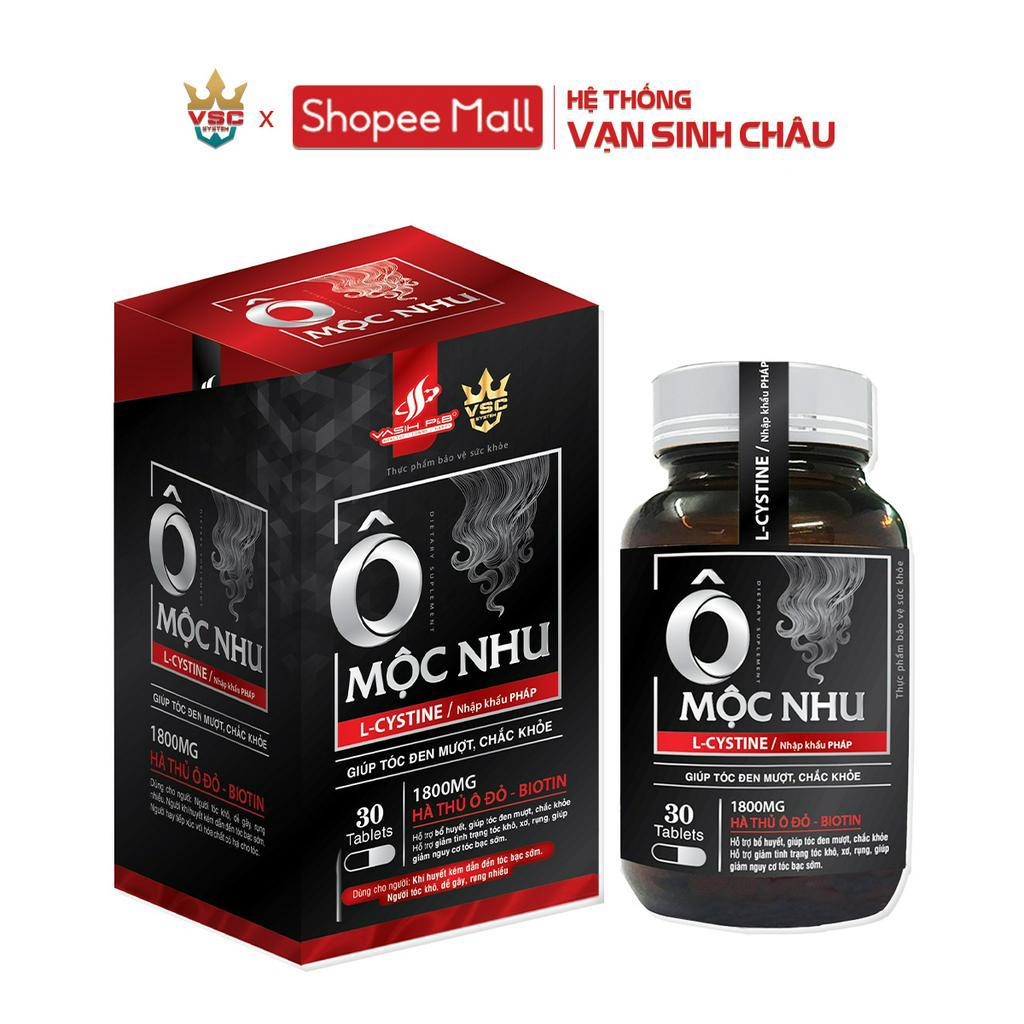 Viên uống đẹp tóc Ô MỘC NHU lọ 30 viên & vỉ 20 viên