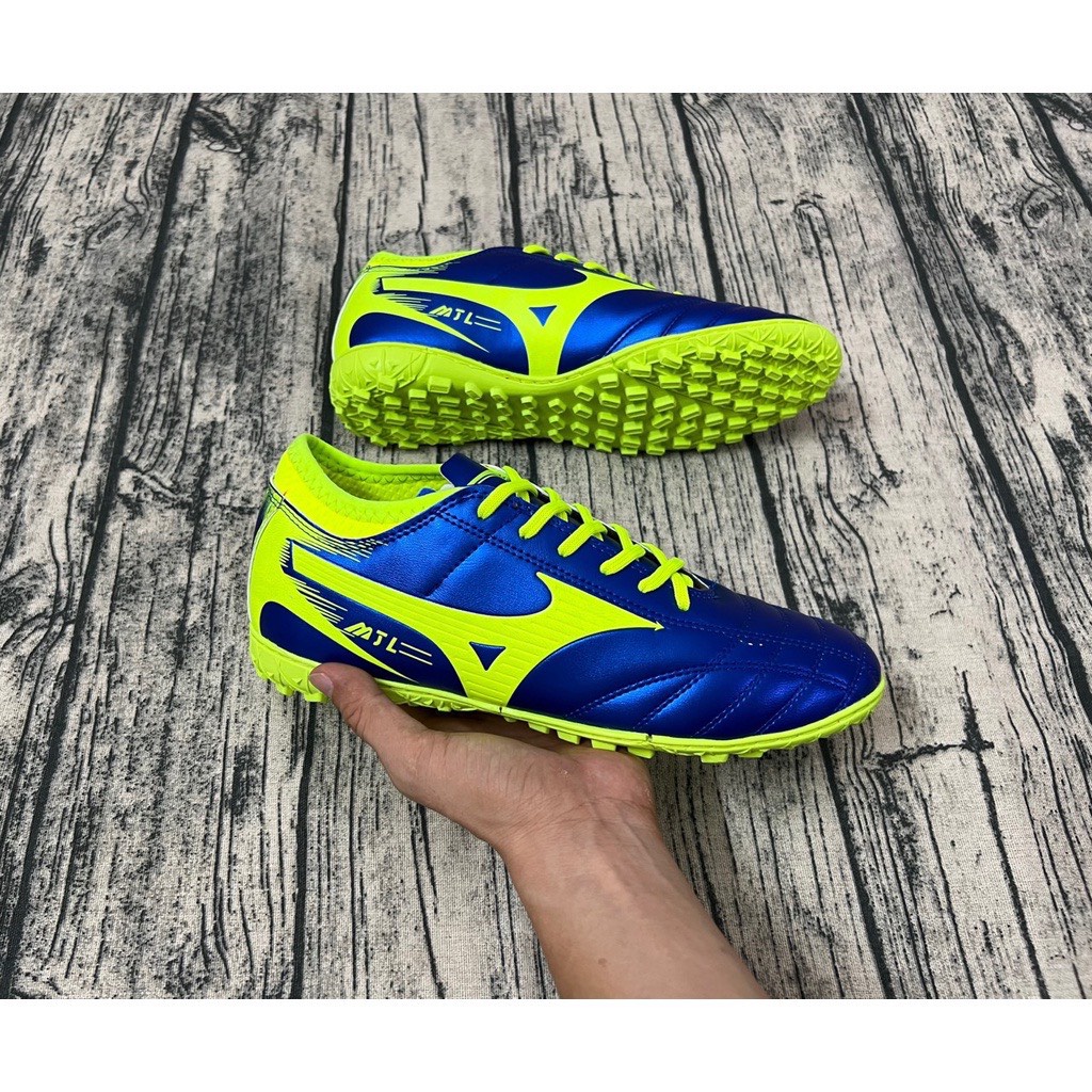 Giày Đá Bóng Cổ Cao Mizuno Nhẹ Mềm_sân Cỏ Nhân Tạo_may Đế_2evshop