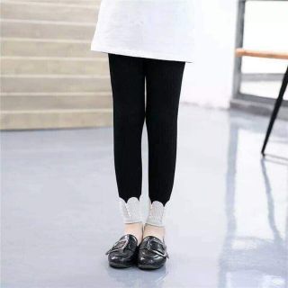 Combo Siêu phẩm quần len đính ngọc bé gái