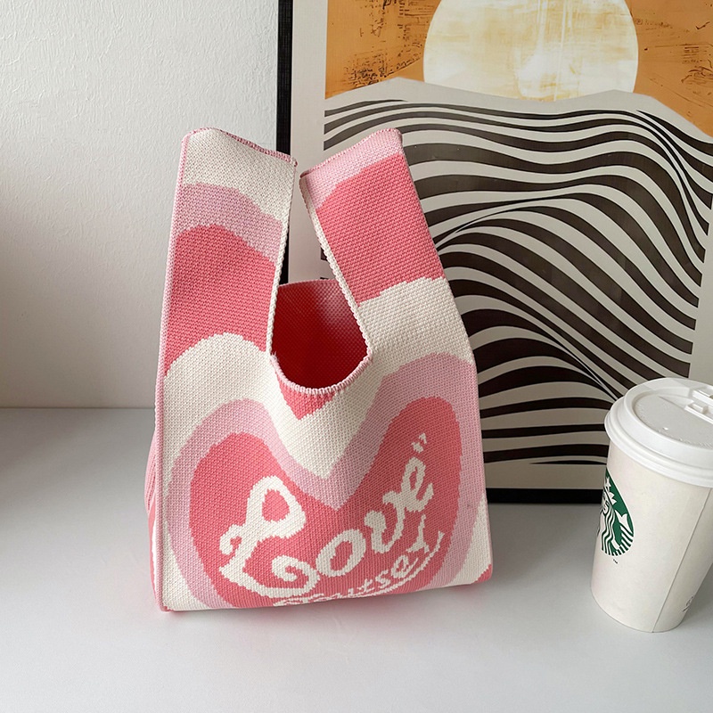 Túi Xách Đeo Vai Đan Len Thời Trang Dạo Phố Cá Tính Gylb572