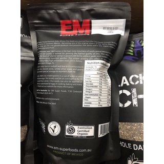 Hạt chia túi Black bag 500g Úc