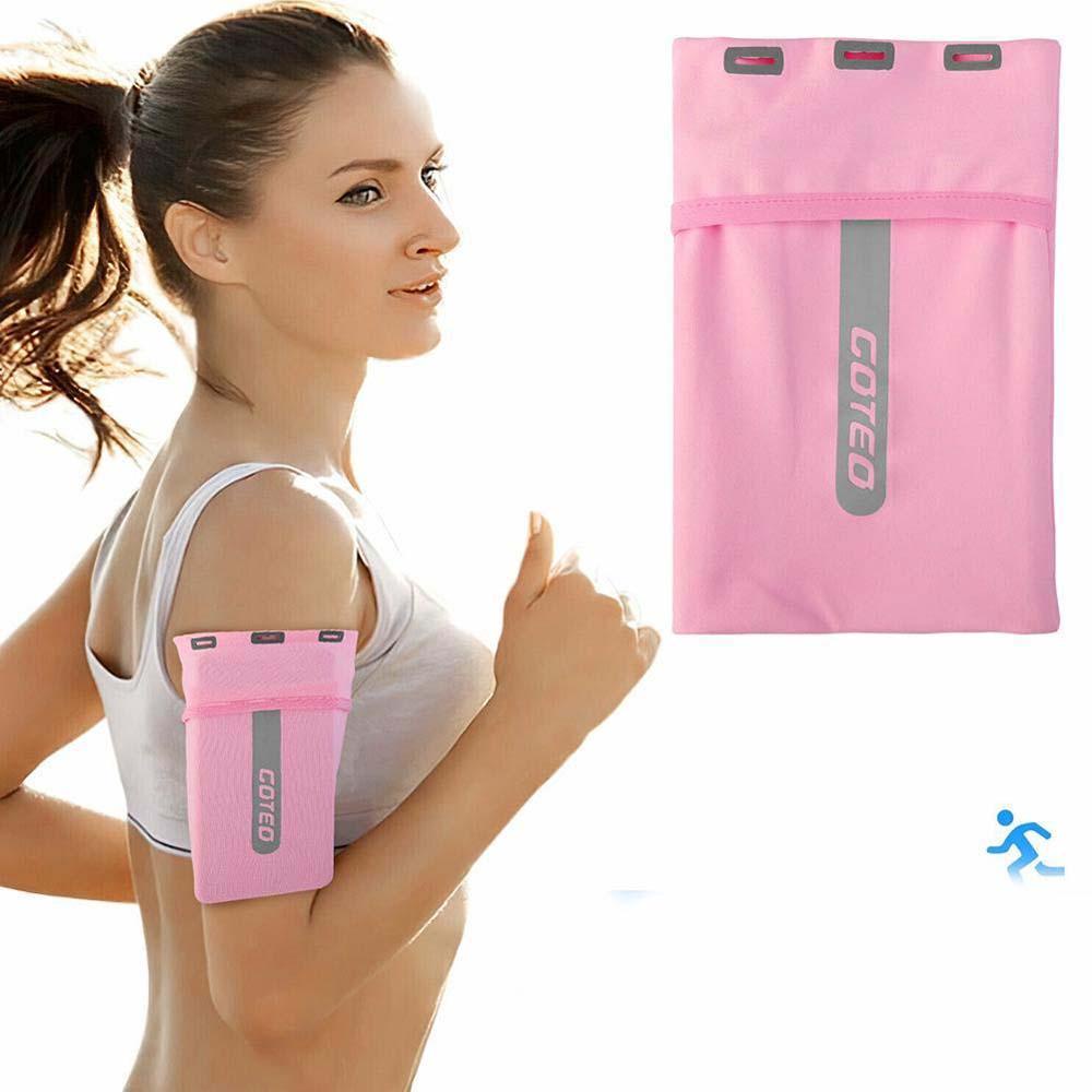 Túi Đựng Điện Thoại Đeo Cánh Tay Co Giãn Chống Thấm Nước Màu Phản Quang