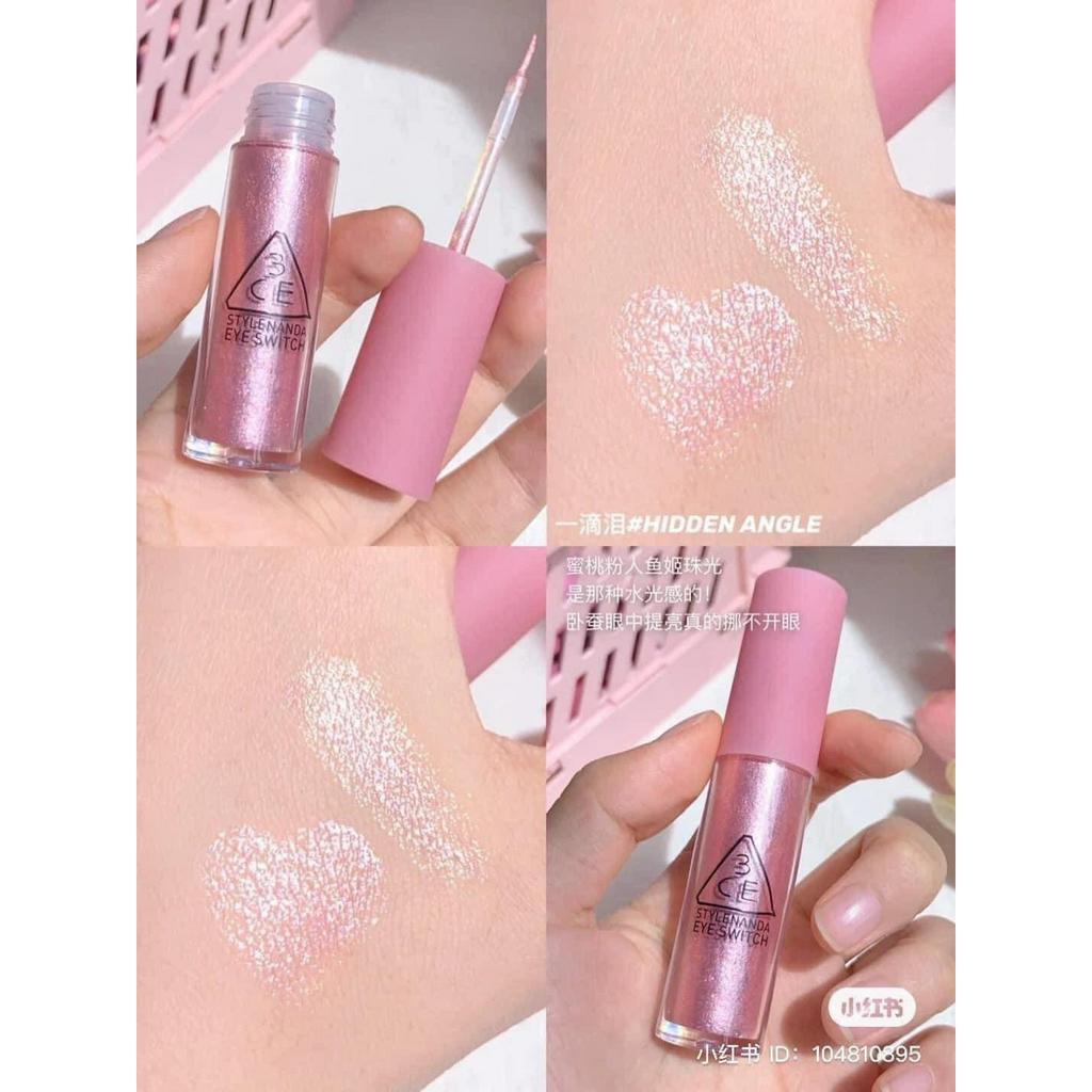 Nhũ Mắt 3CE Eye Switch- màu hidden angle second split màu hồng hoa cà