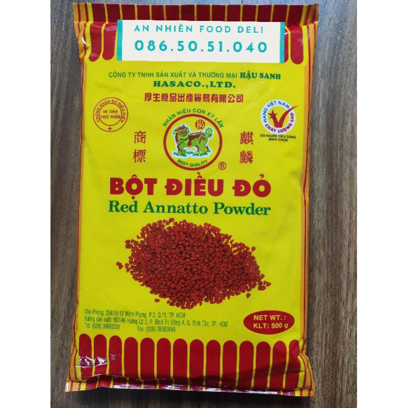 Bột Điều Đỏ 500Gram