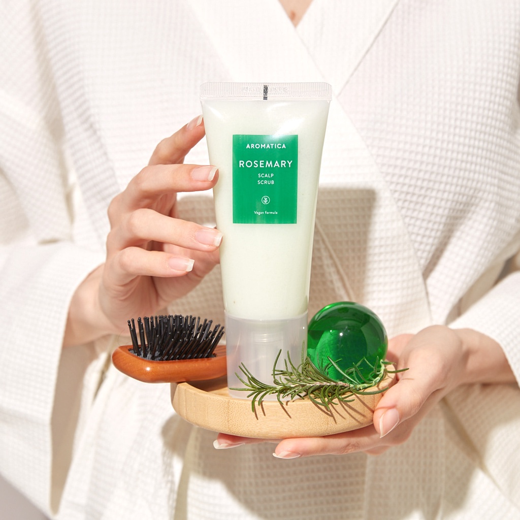 Tẩy tế bào chết cho da đầu Aromatica Rosemary Scalp Scrub 165g