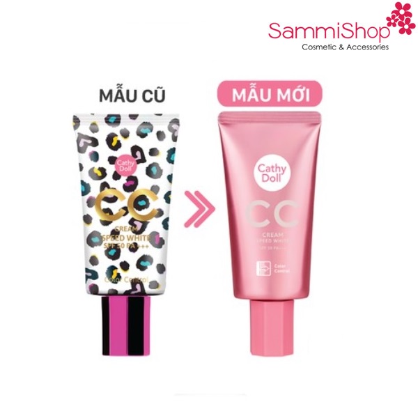 Kem nền Cathy Doll Speed White CC cream SPF50+ PA+++ 50g