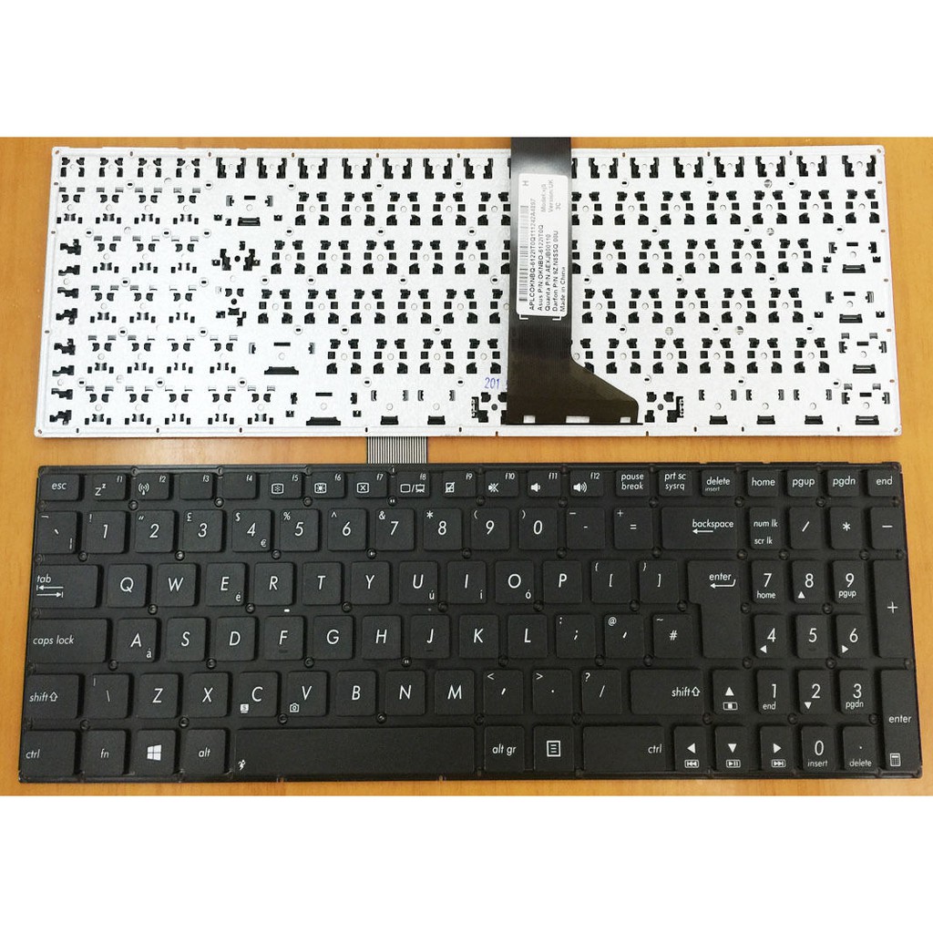 Bàn Phím Laptop Asus X550 P550 X552 R510 F552 X550C X550CA X550CC X550CL X550LD P550C P550CA P550CC P550L P550LA P550LD
