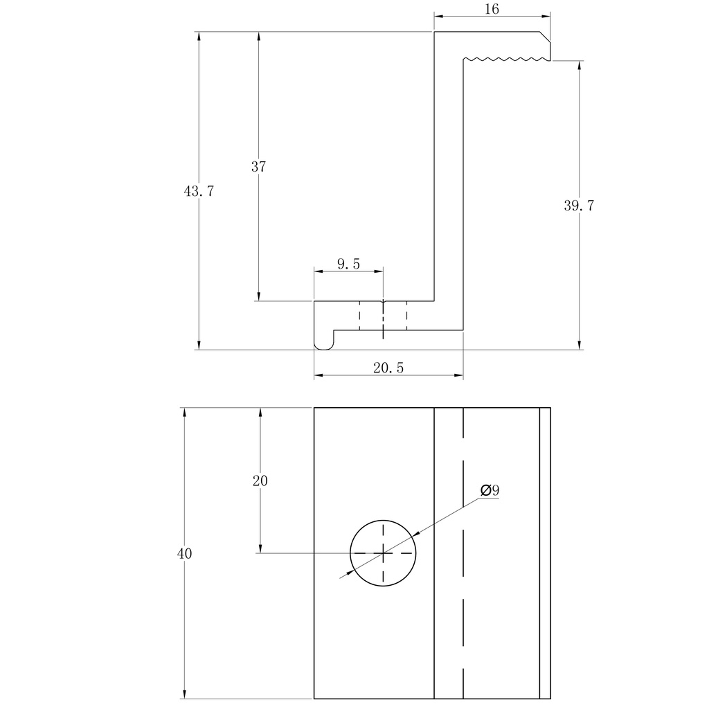 Chốt cuối pin năng lượng mặt trời 30mm,35mm,40mm