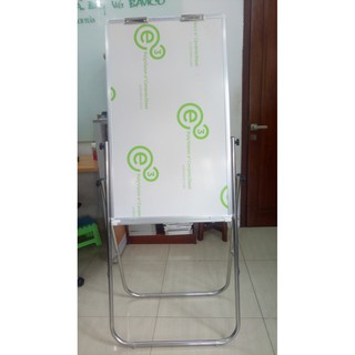 Bảng flipchart viết bút lông từ Ceramic của Bỉ, chân inox(bavico)