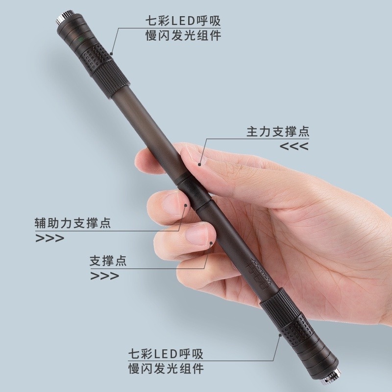 Bút Gel Xoay Có Đèn LED Nhiều Màu Sáng Tạo
