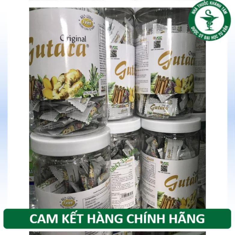 Kẹo Gừng GUTACA ORIGINAL - giúp giảm ho ( hộp 200 viên)