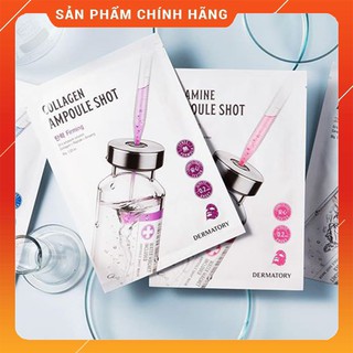 Mặt Nạ Giấy Bổ Sung Collagen Cho Da Dermatory Ampoule Shot Mask Collagen-Shot 35g