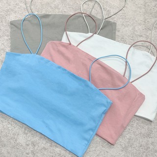 ÁO CROPTOP 2 DÂY TRƠN