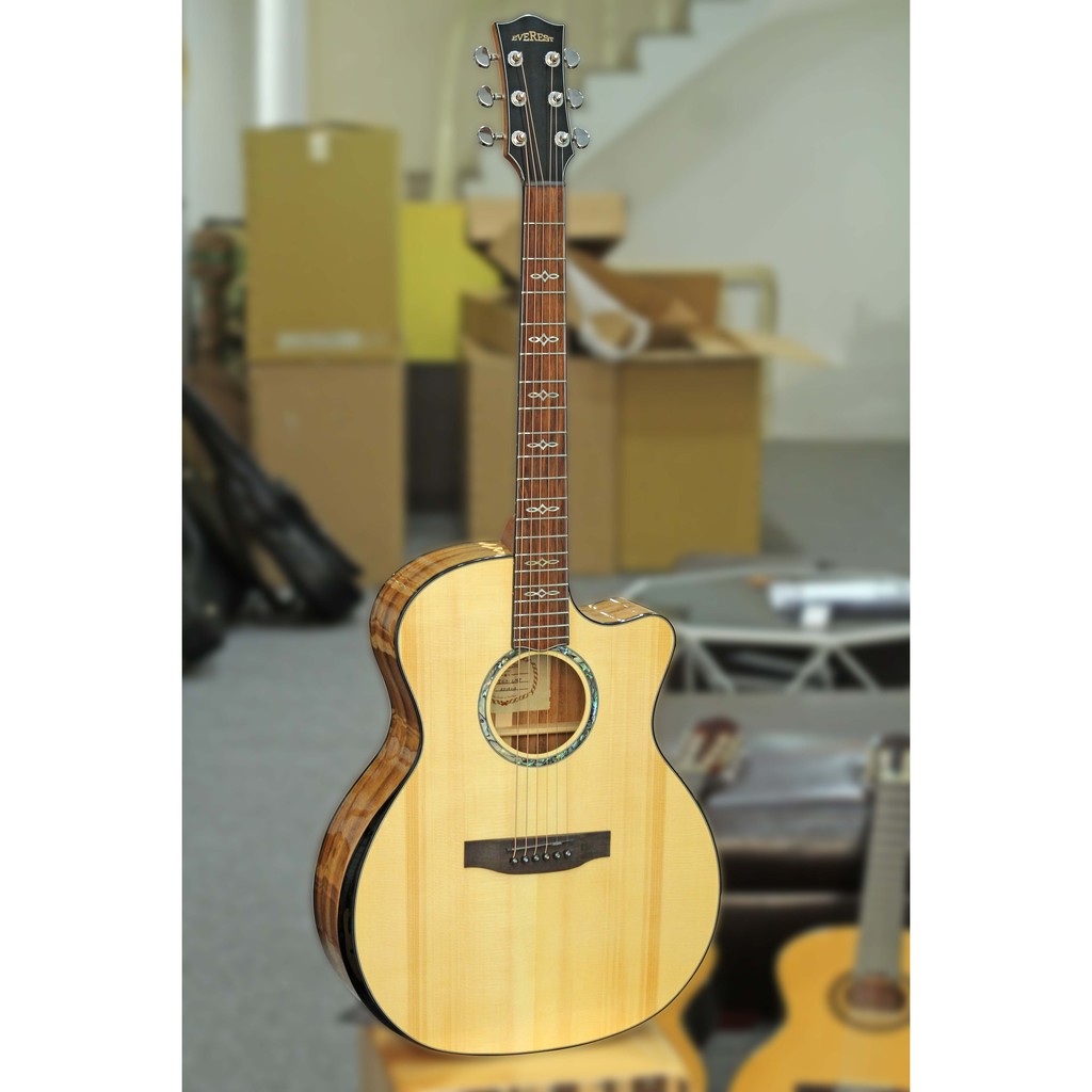 Đàn Guitar Acoustic Everest E60-LMT+ Tặng bao mỏng +capo + pic + ty chỉnh cần