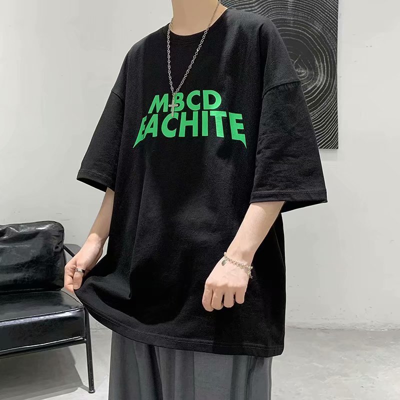 Áo Thun Nam Tay Ngắn Phong Cách Mùa Hè Thời Trang Hàn Quốc Size M-5Xl