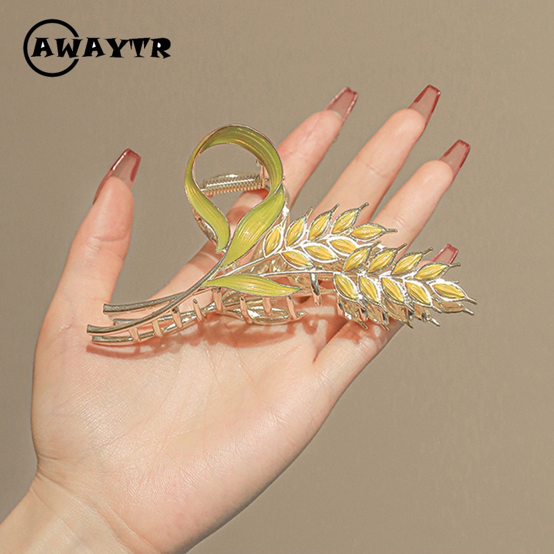 Kẹp Tóc Lúa Mì Bằng Hợp Kim Thời Trang Hàn Quốc Cho Nữ