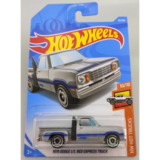 Xe mô hình hot wheels '78 dodge li'l red express truck