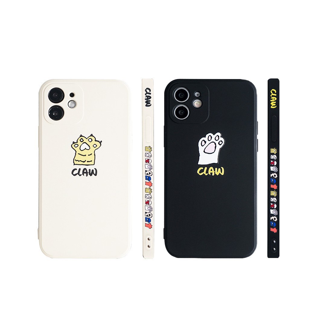 Ốp lưng iphone vuông cạnh hình paw claw 6/6plus/6s/6splus/7/7plus/8/8plus/x/xr/xs/11/12/pro/max/plus/promax - ĐQ Store