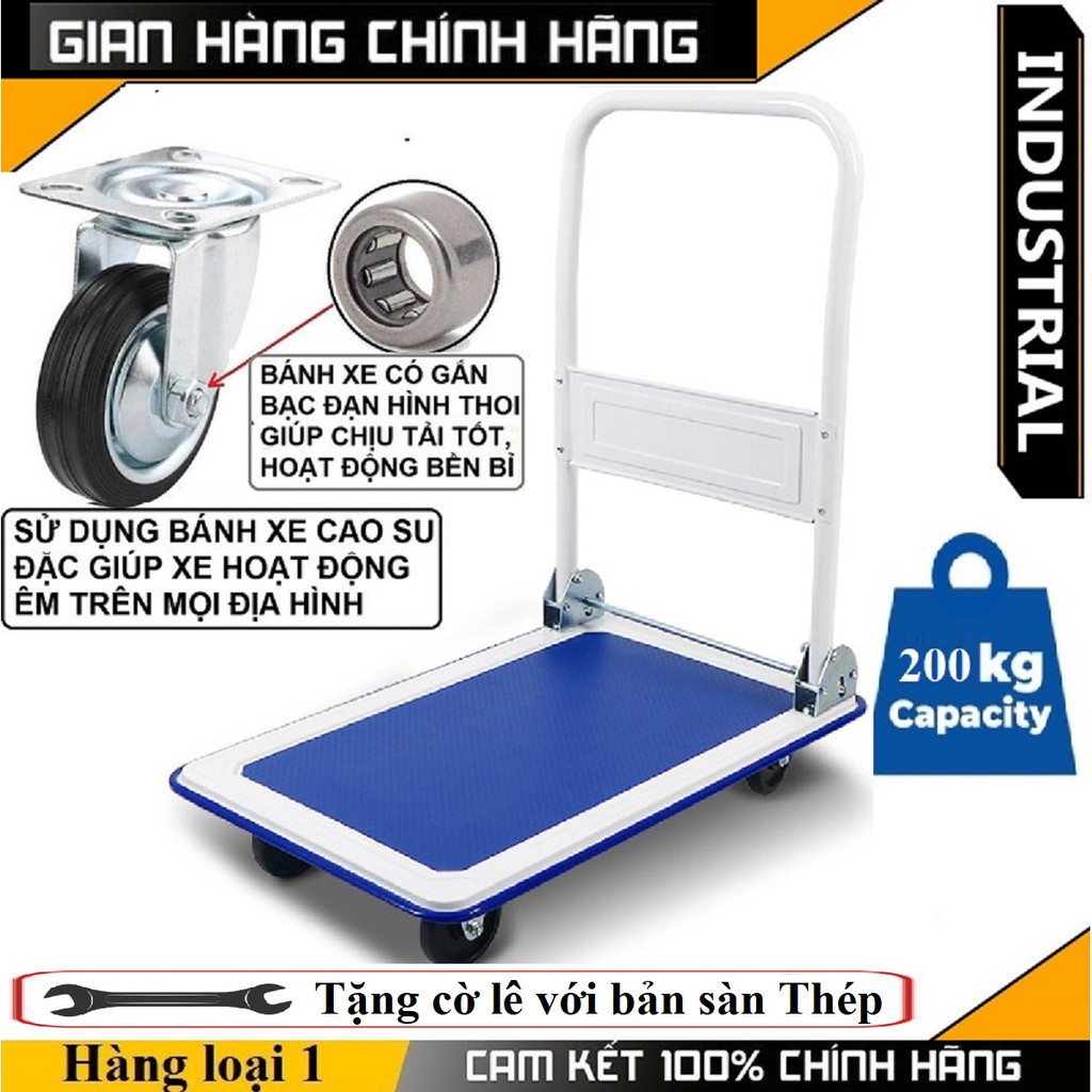 Xe Đẩy Hàng J.I.R.O.S.H.I Tải 200kg Gấp Gọn - Xe Kéo Hàng Gấp Gọn - Xe Đẩy Hàng Tay