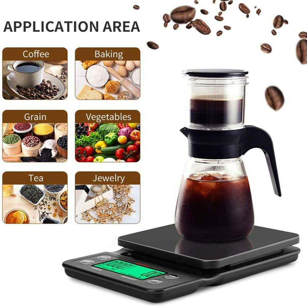 AUGUSTINA Cân Điện Tử Pha Cà Phê Độ Chính Xác Cao Có Màn Hình LCD