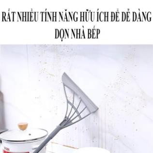 Chổi quét nhà đa năng lưỡi chổi được làm silicon có khả năng quét nước thông minh