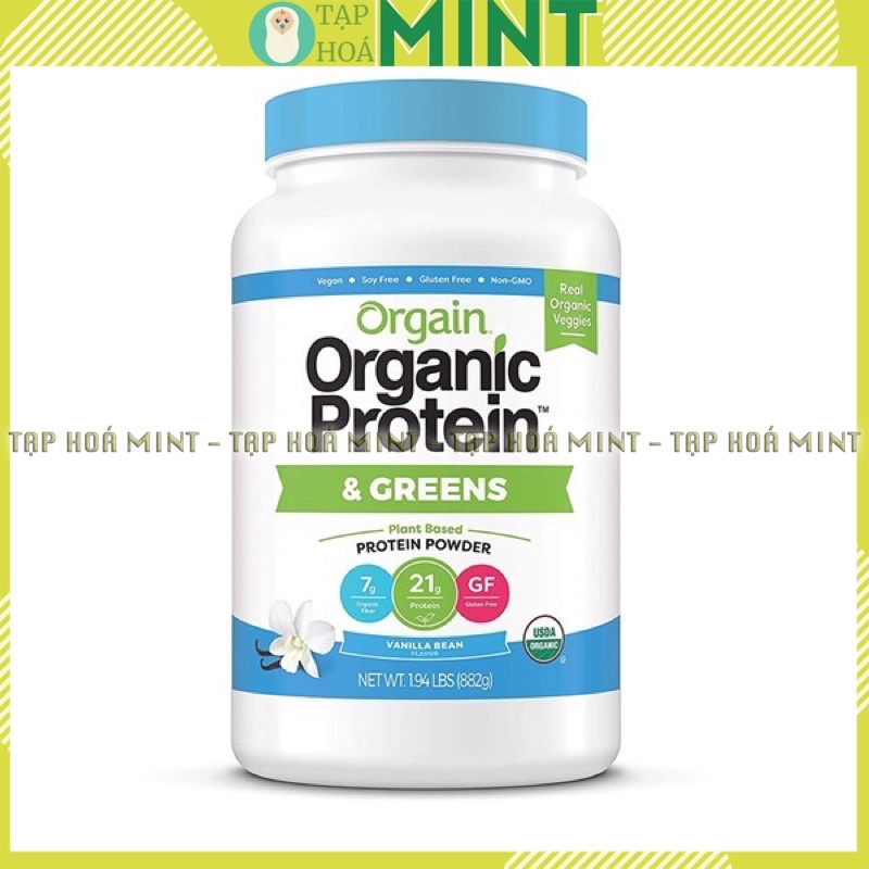 Bột đạm thực vật hữu cơ của Mỹ Orgain organic protein 882g - Tạp hoá mint