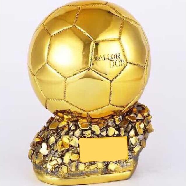 Cúp thể thao - Quà tặng biểu tượng bóng đá , phủ lớp mạ vàng siêu bền màu