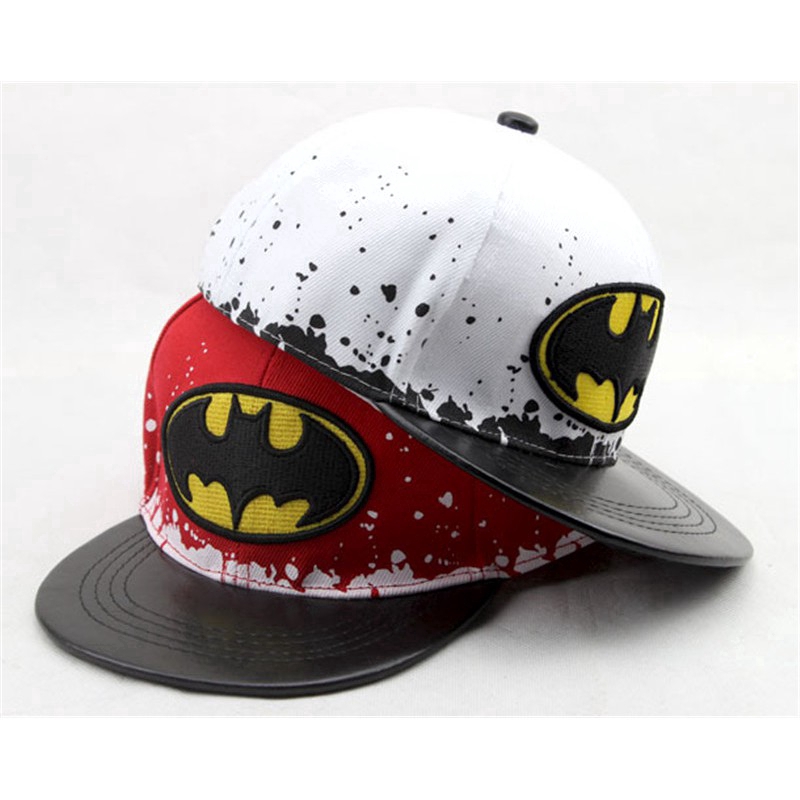 Mũ lưỡi trai thêu logo Batman cho bé trai và bé gái