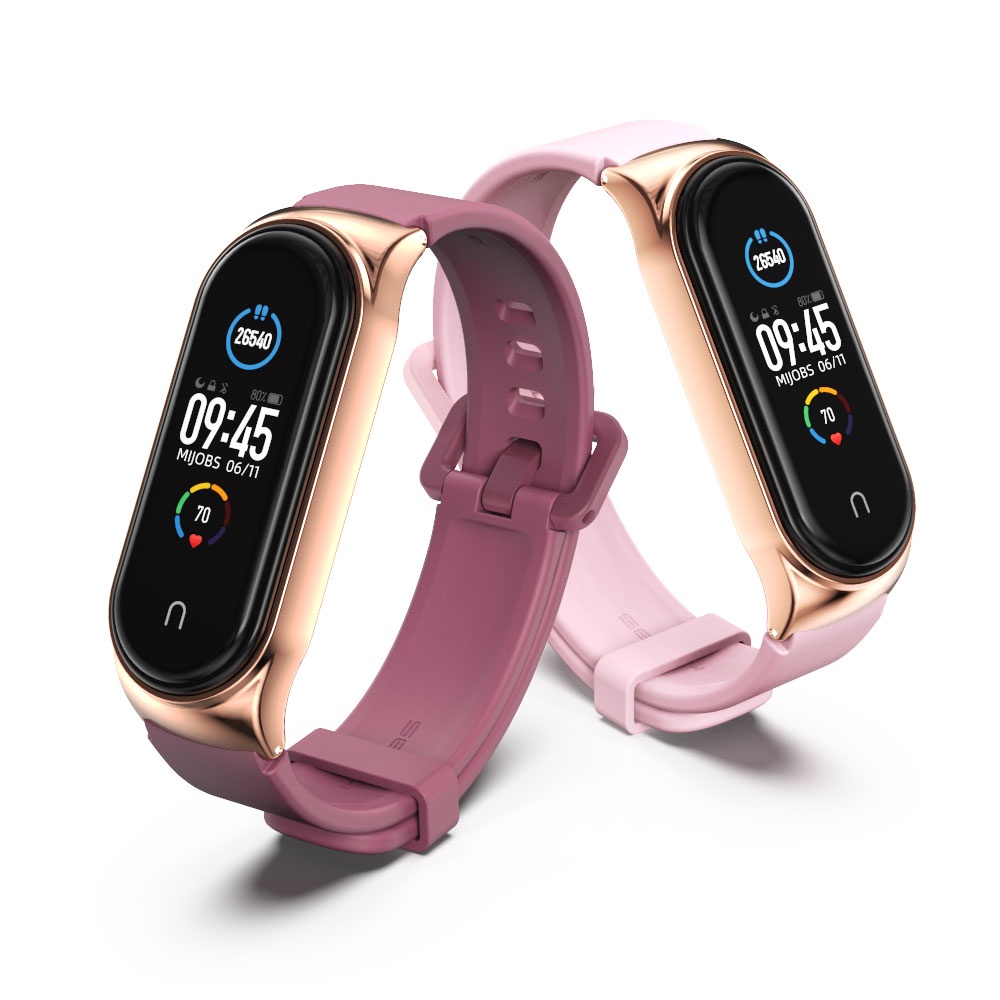 XIAOMI Dây Đeo Thay Thế Chất Liệu Thép Không Gỉ Cho Mi Band 7 6 5 4 3 Mi Band 7 6 Mi Band 6