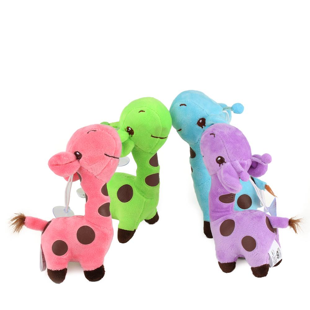 Hươu Cao Cổ Nhồi Bông 18cm Thiết Kế Dễ Thương Dành Cho Trẻ Nhỏ