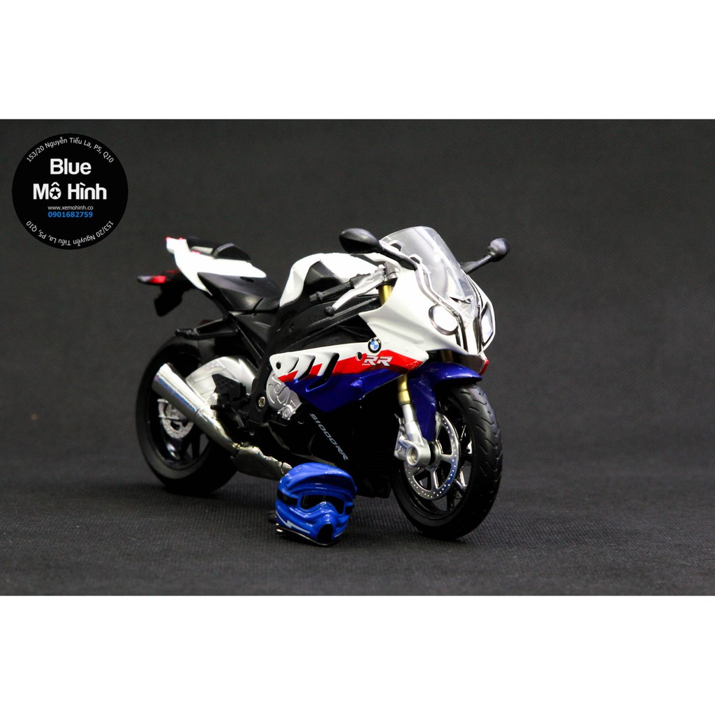 Xe mô hình mô tô BMW S1000RR phiên bản sáng đèn 1:12