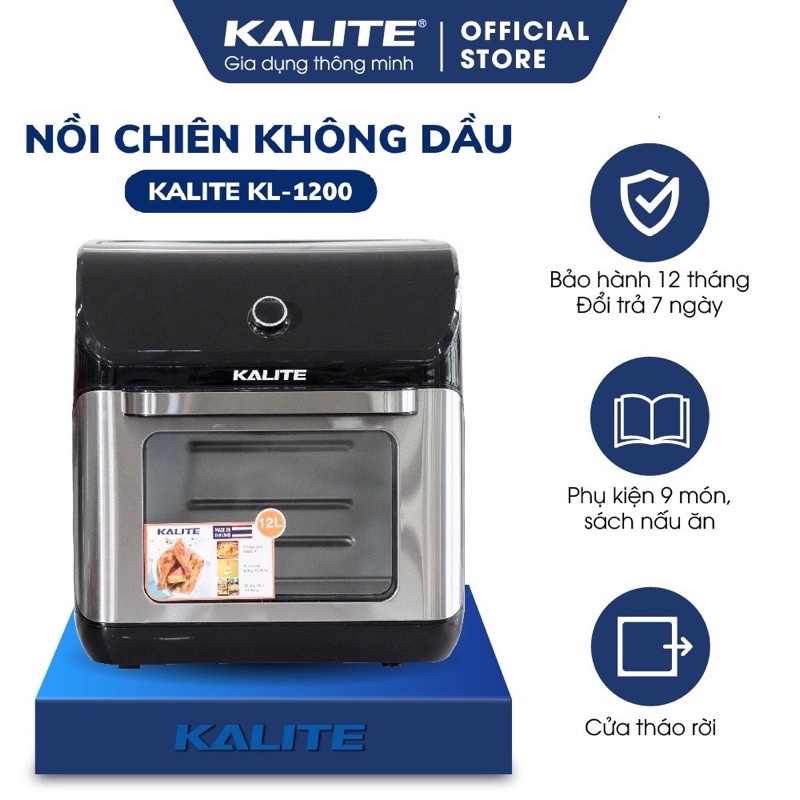 Nồi chiên không dầu Kalite KL-1200 12 lít (Bảo hành chính hãng 12 tháng)