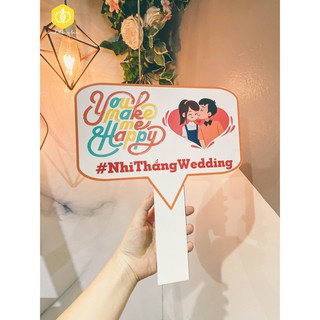 Biển cầm tay chụp ảnh sự kiện - Set 5 biển