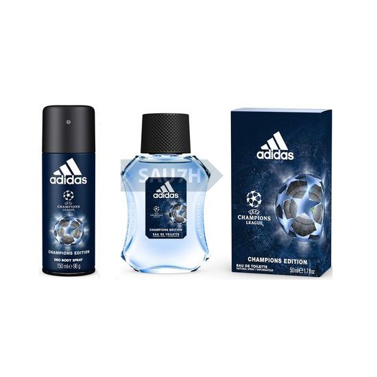 Bộ nước hoa + xịt khử mùi nam Adidas Champions Edition